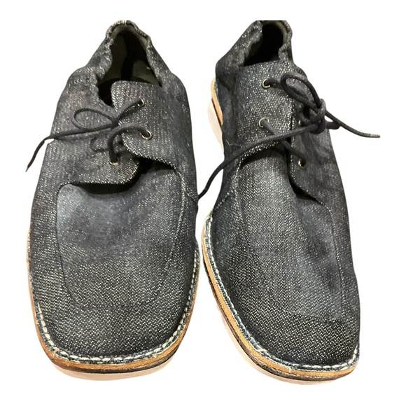 Stuart Weitzman Denim Oxfords Shoes Women's Size: 6.5 - Picture 11 of 16